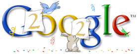 Google Bonne anne ! - 1er janvier 2002